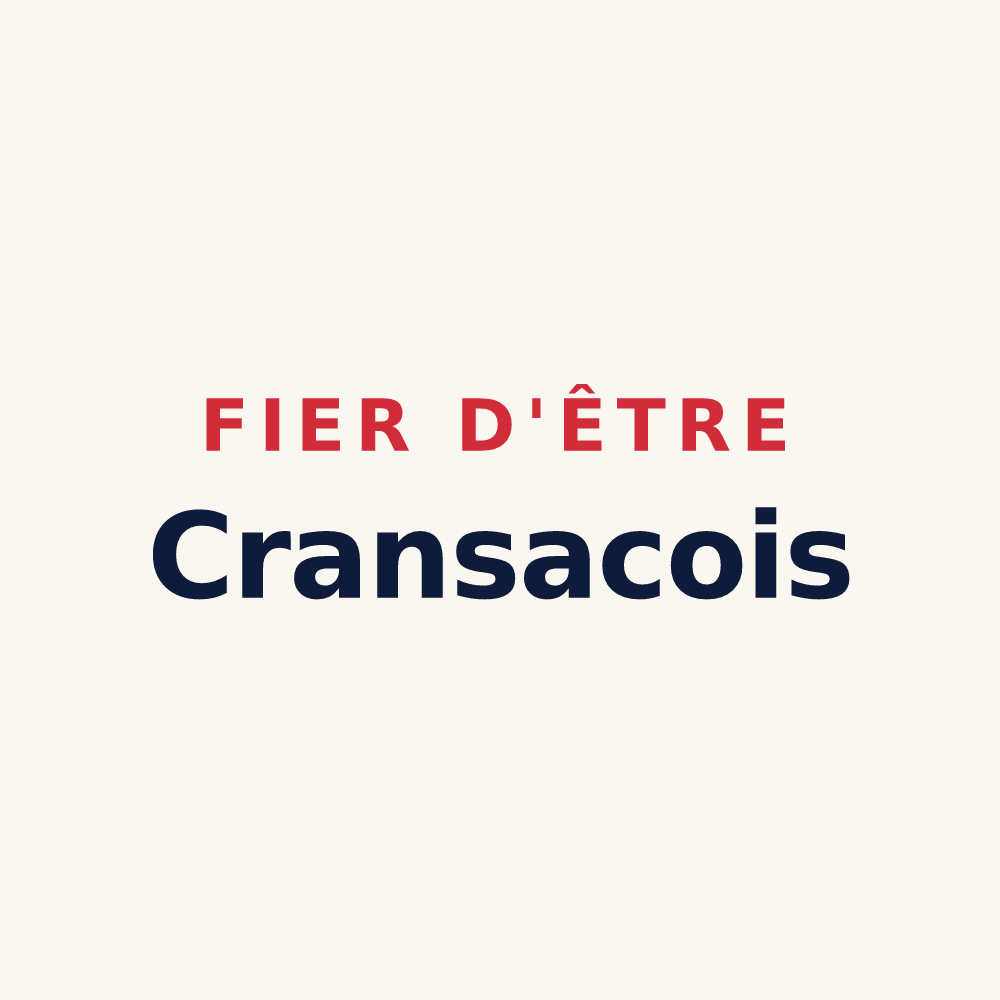 Tasse « Fier d'être Cransacois » — design pour Cransac-les-Thermes
