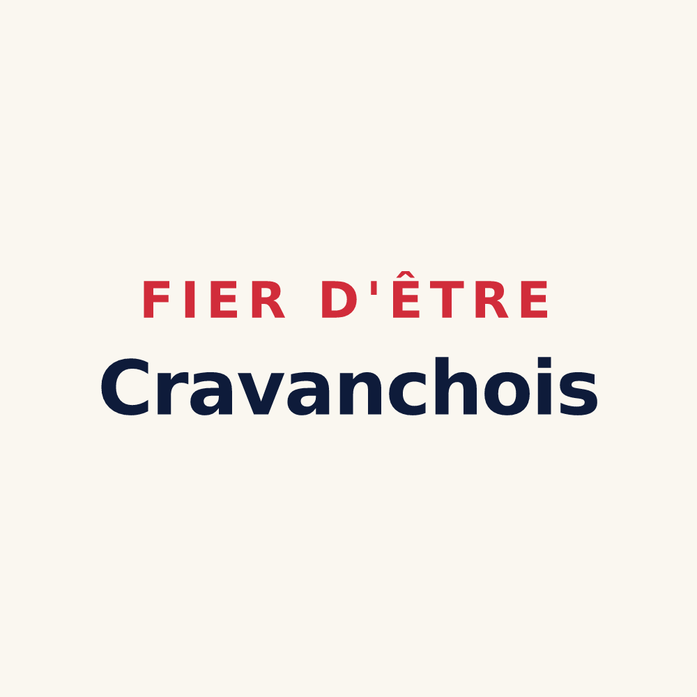 Tasse « Fier d'être Cravanchois » — design pour Cravanche