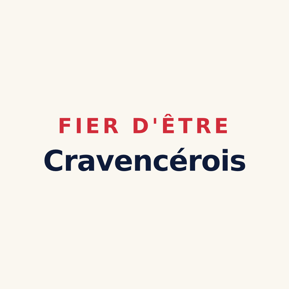 Tasse « Fier d'être Cravencérois » — design pour Cravencères