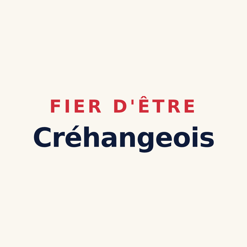 Tasse « Fier d'être Créhangeois » — design pour Créhange