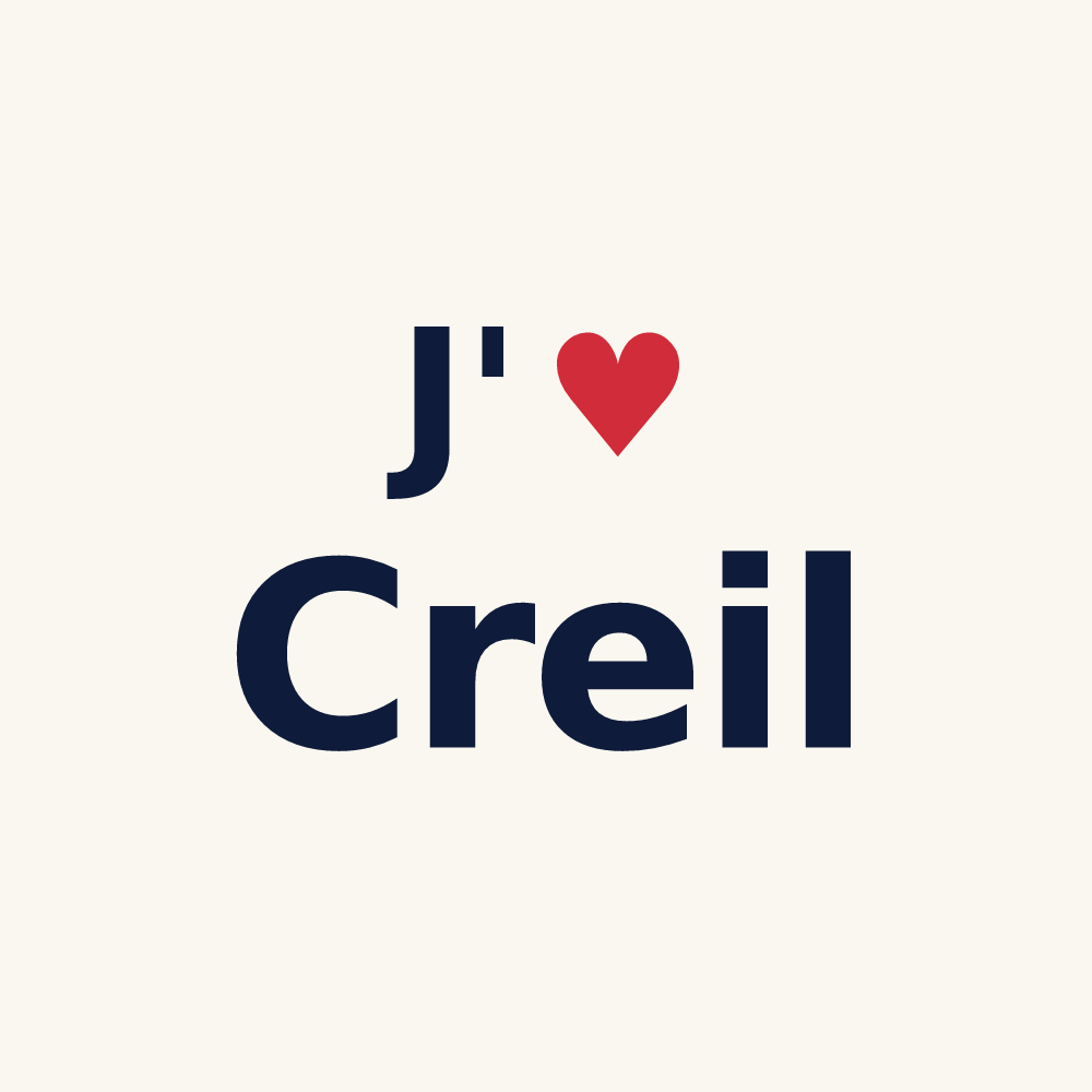 Tasse personnalisée Creil — design J'aime Creil