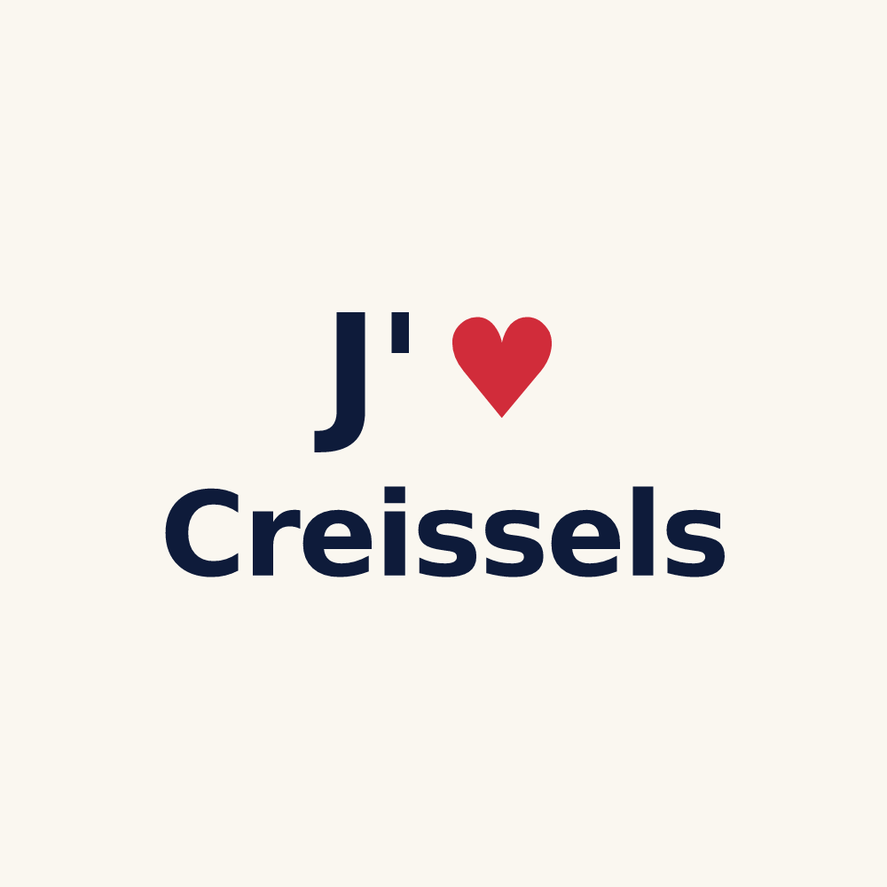 Tasse personnalisée Creissels — design J'aime Creissels