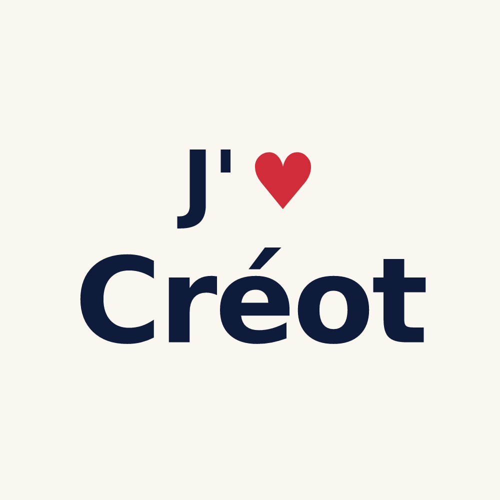 Tasse personnalisée Créot — design J'aime Créot