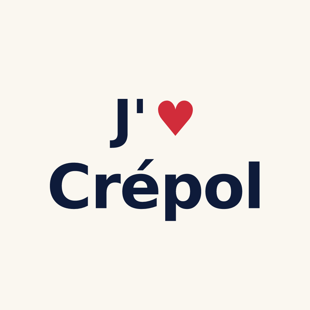 Tasse personnalisée Crépol — design J'aime Crépol