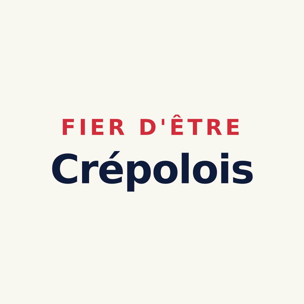 Tasse « Fier d'être Crépolois » — design pour Crépol