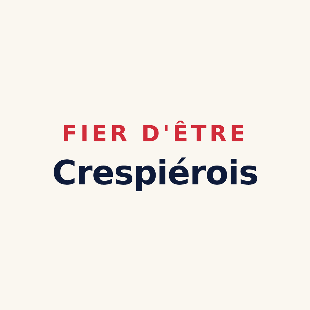 Tasse « Fier d'être Crespiérois » — design pour Crespières