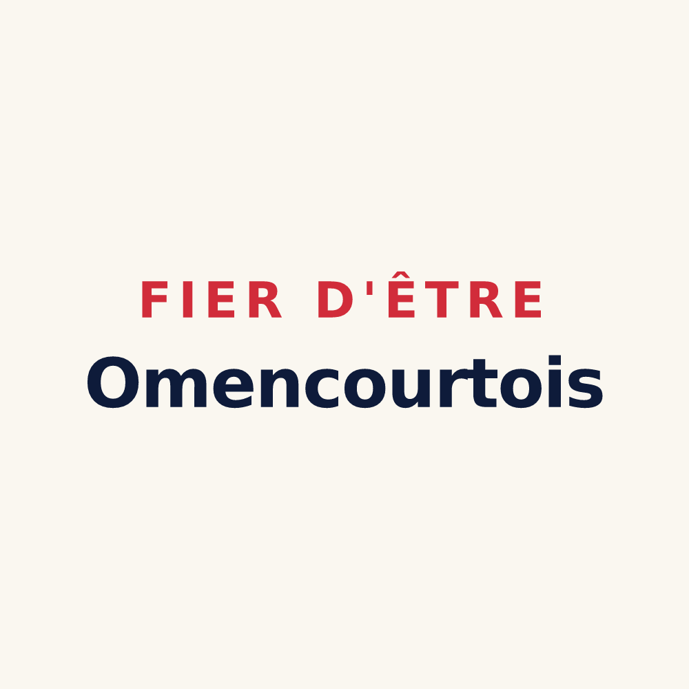 Tasse « Fier d'être Omencourtois » — design pour Cressy-Omencourt