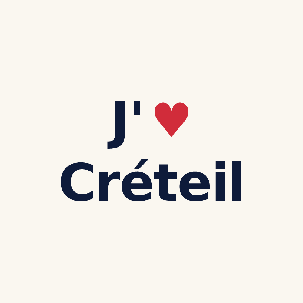 Tasse personnalisée Créteil — design J'aime Créteil