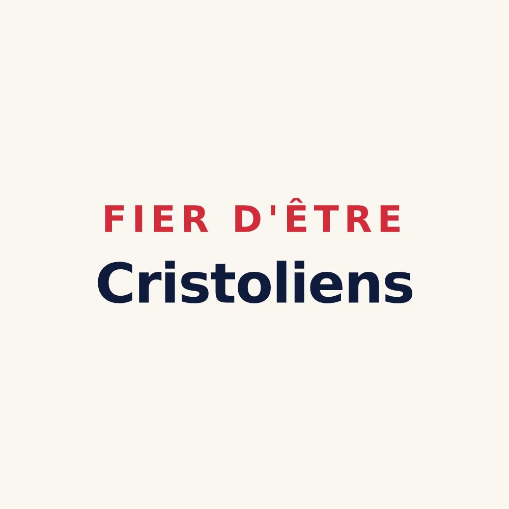 Tasse « Fier d'être Cristoliens » — design pour Créteil