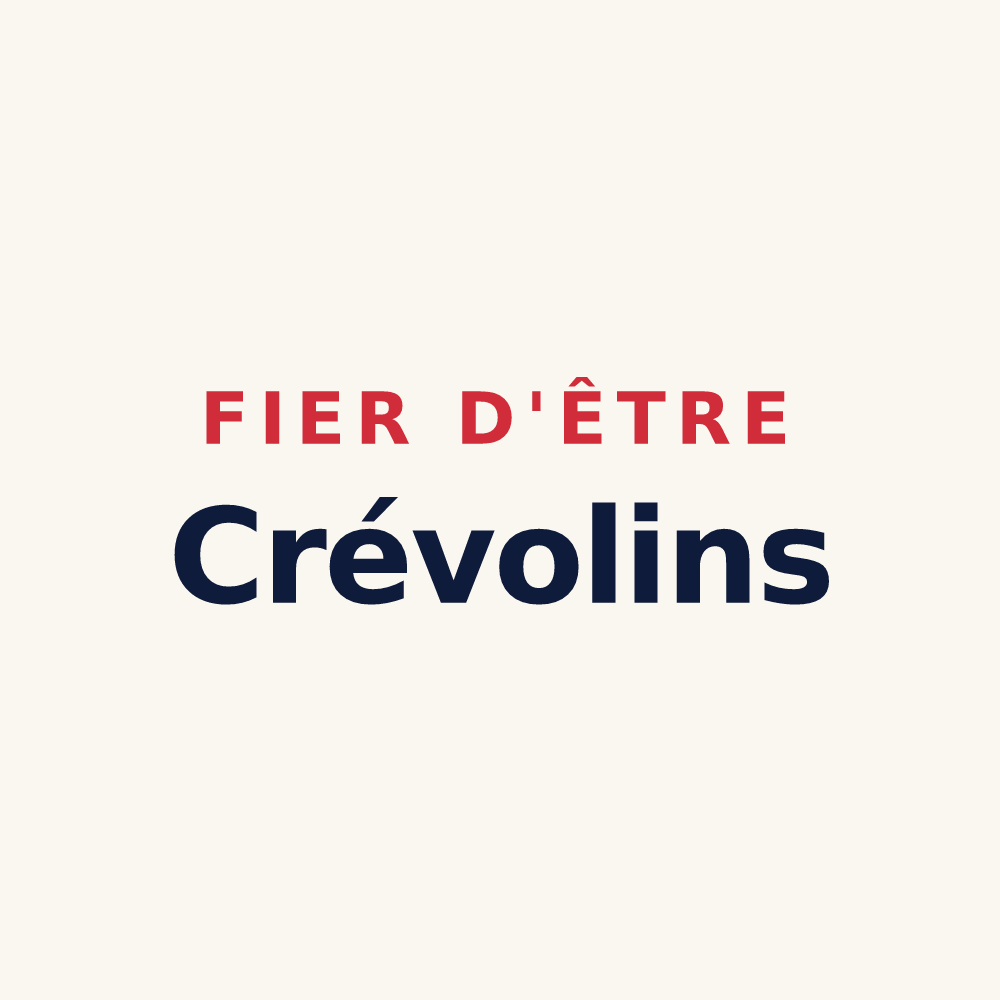 Tasse « Fier d'être Crévolins » — design pour Crévoux