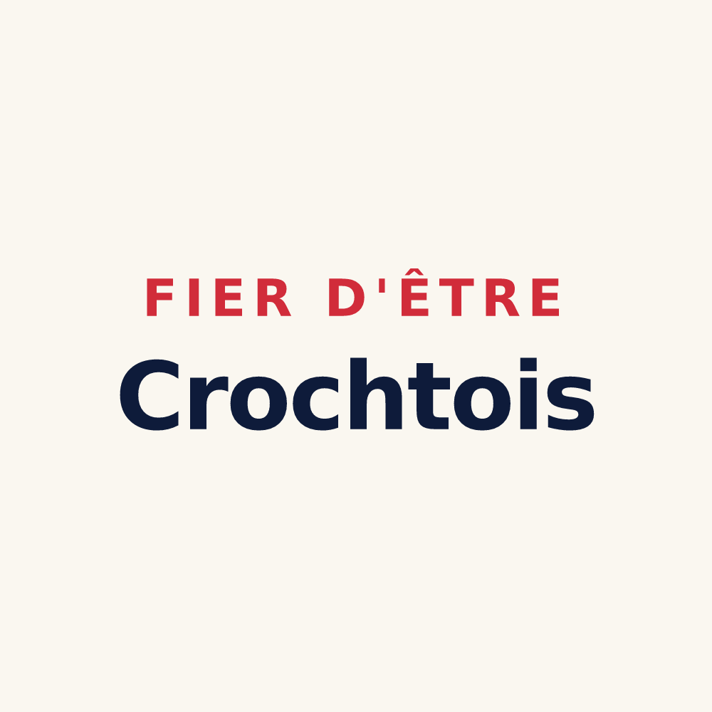 Tasse « Fier d'être Crochtois » — design pour Crochte