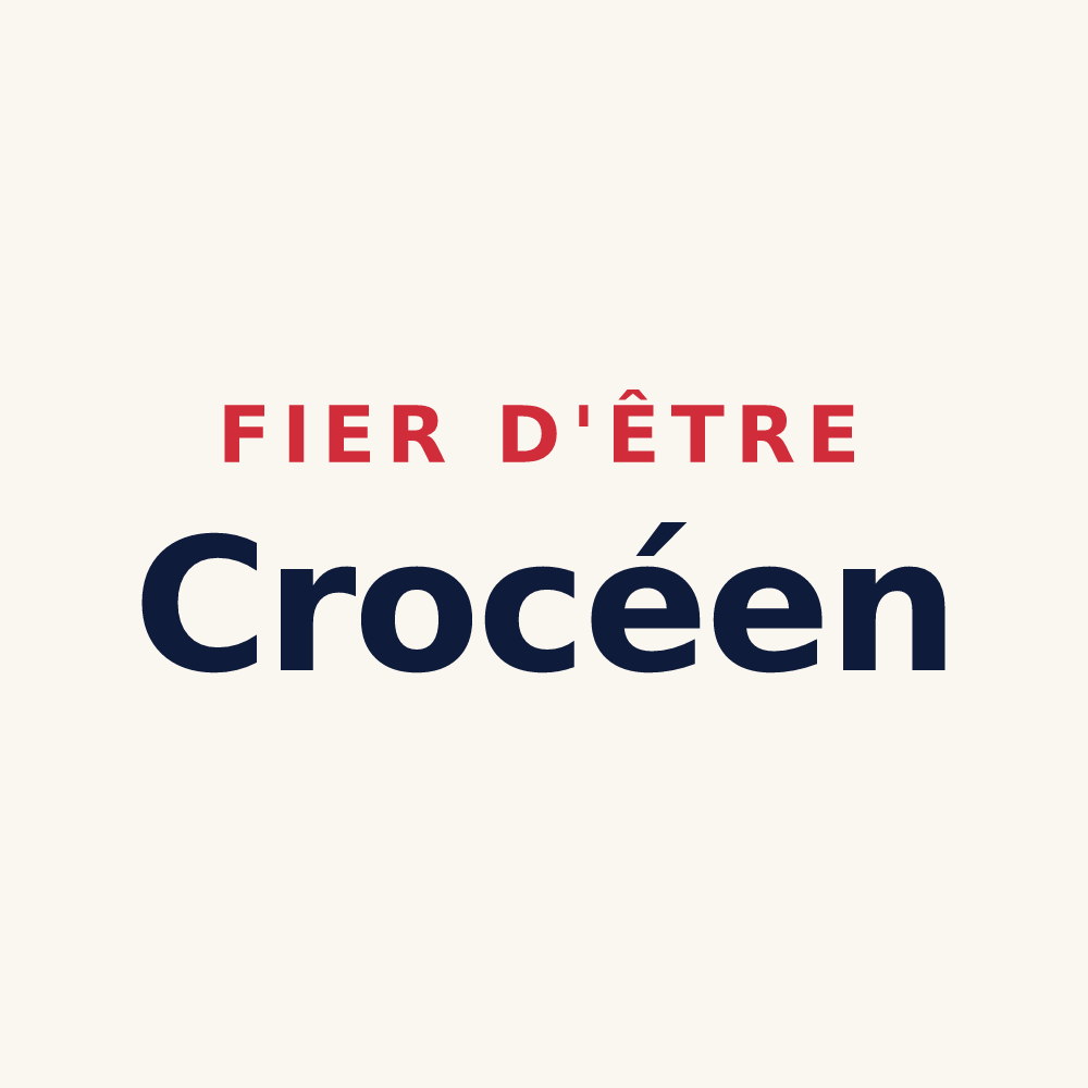 Tasse « Fier d'être Crocéen » — design pour Crocy