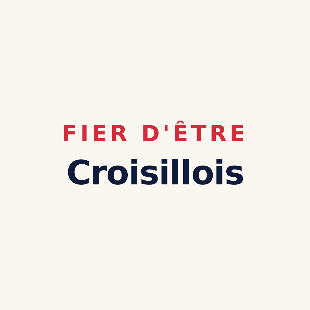 Tasse « Fier d'être Croisillois » — design pour Croisilles