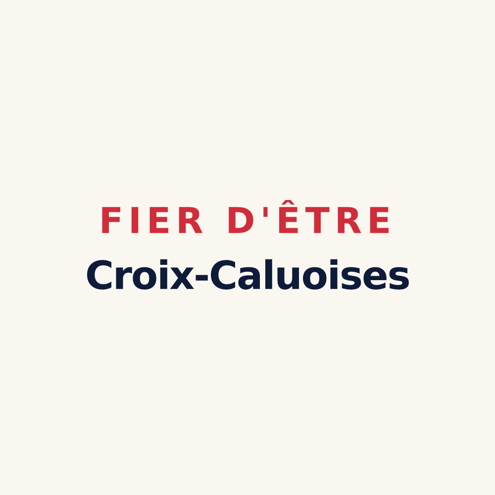 Tasse « Fier d'être Croix-Caluoises » — design pour Croix-Caluyau