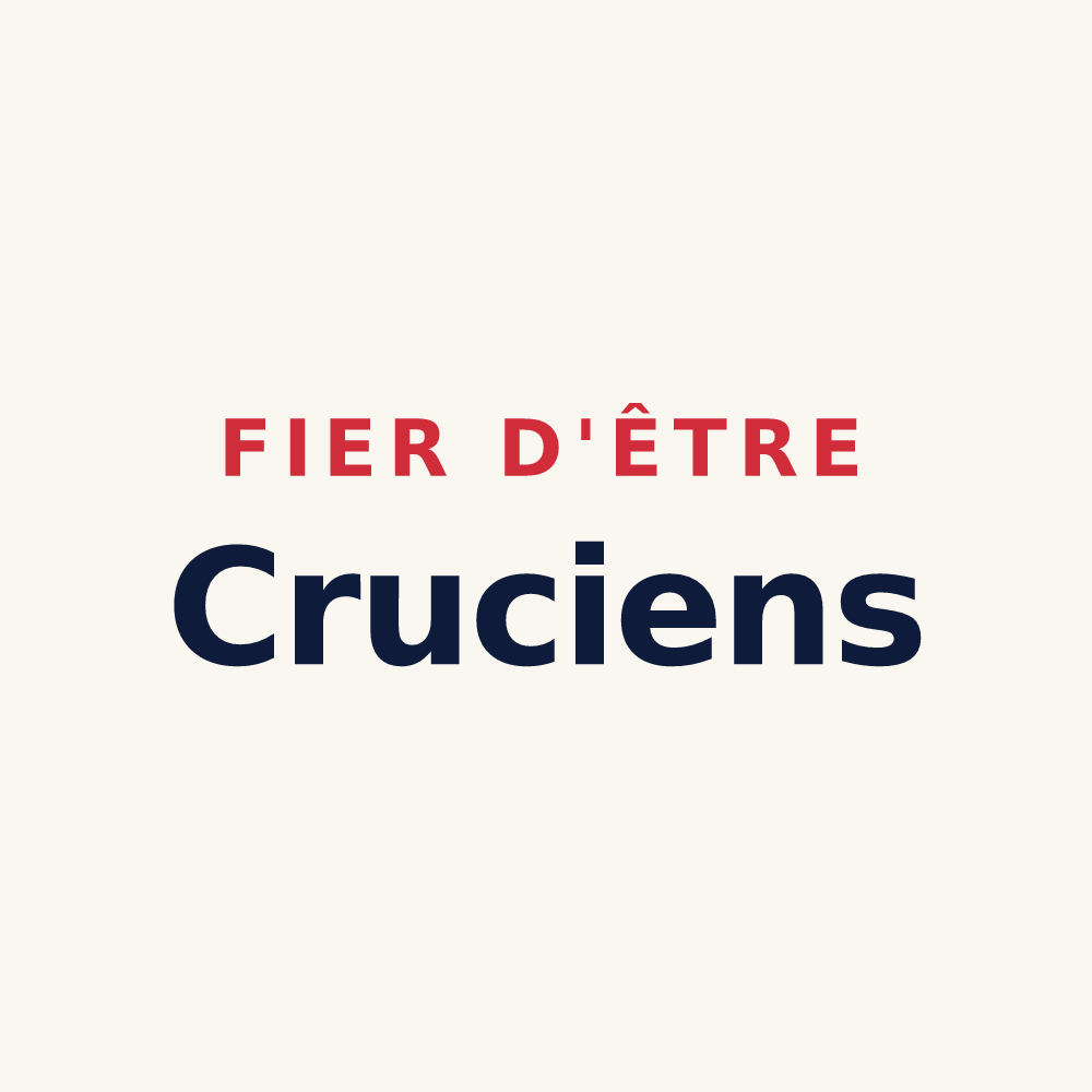 Tasse « Fier d'être Cruciens » — design pour Croix-en-Ternois