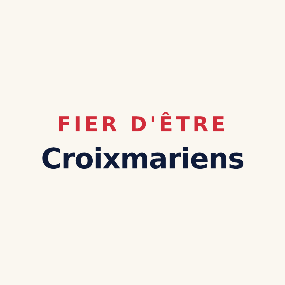 Tasse « Fier d'être Croixmariens » — design pour Croix-Mare