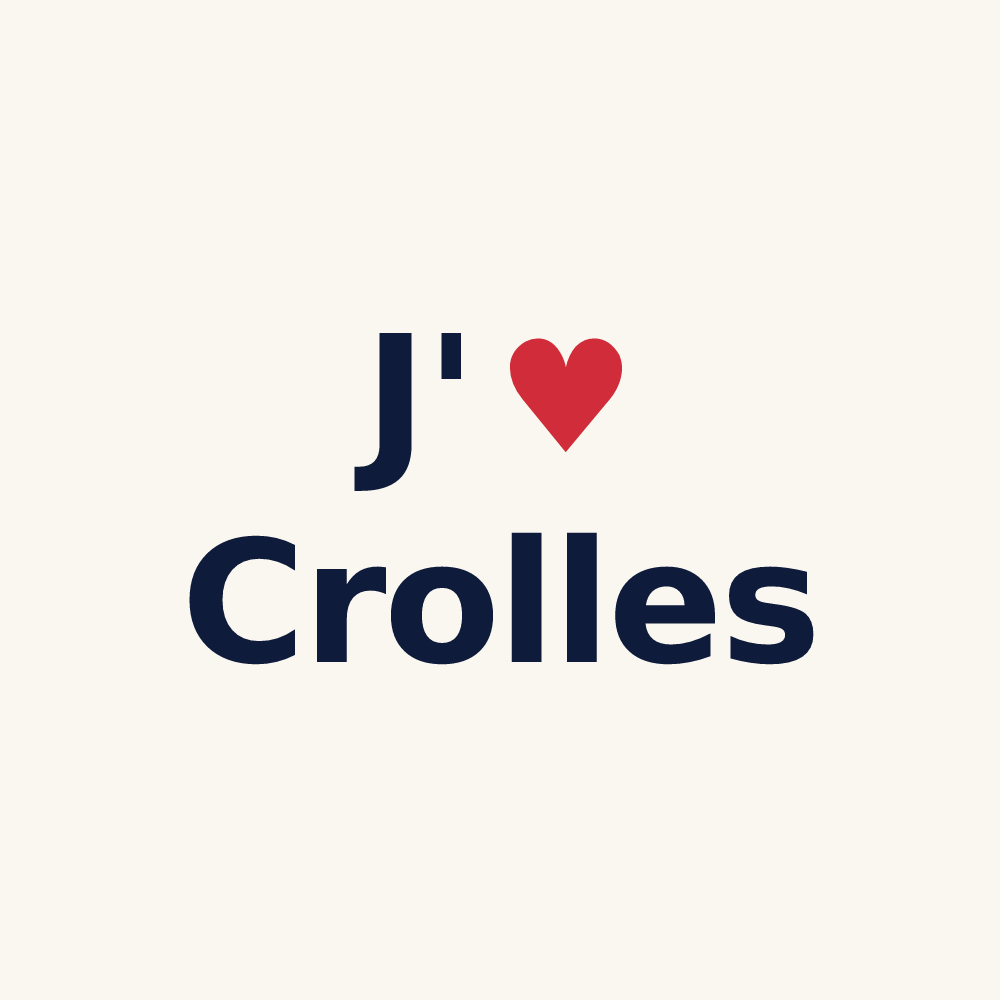 Tasse personnalisée Crolles — design J'aime Crolles