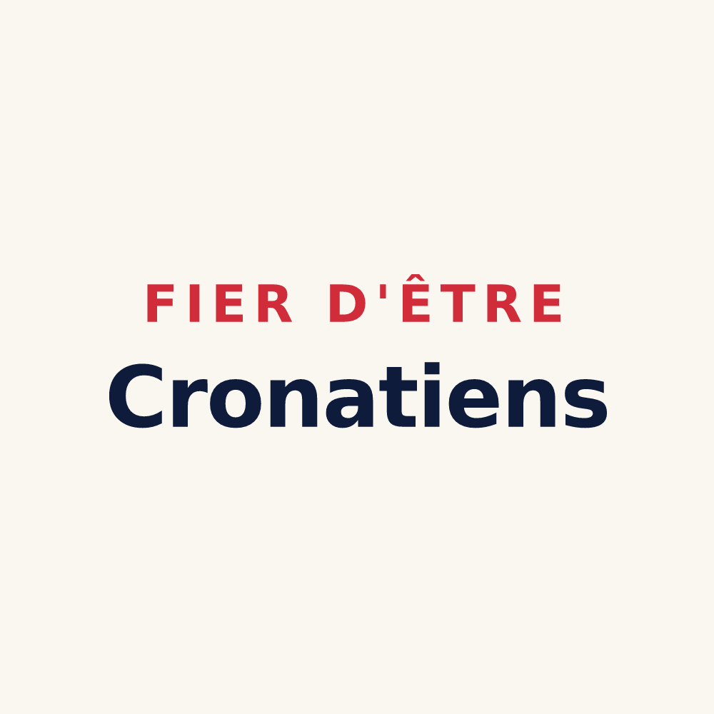 Tasse « Fier d'être Cronatiens » — design pour Cronat