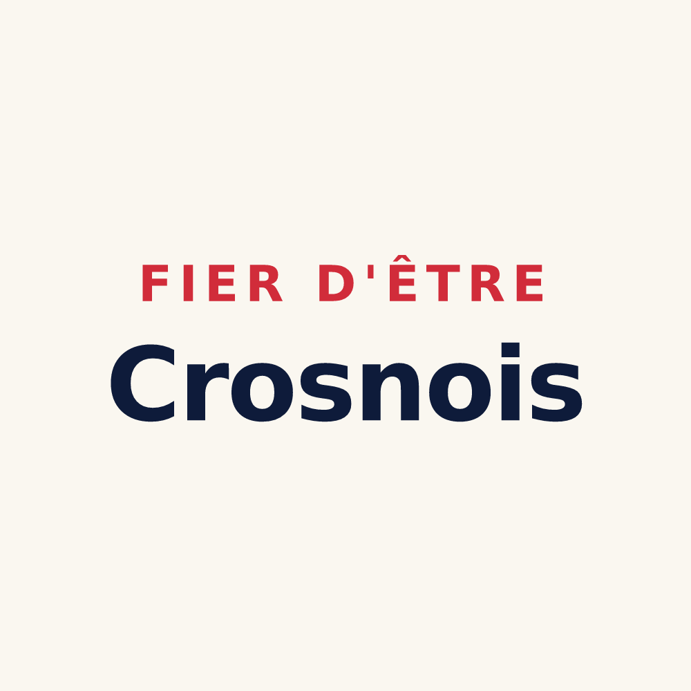 Tasse « Fier d'être Crosnois » — design pour Crosne