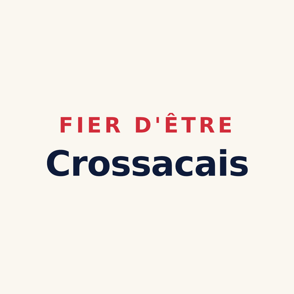 Tasse « Fier d'être Crossacais » — design pour Crossac