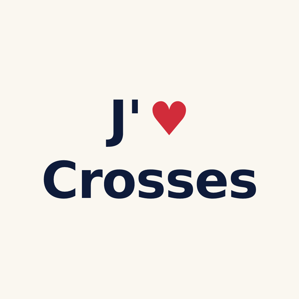 Tasse personnalisée Crosses — design J'aime Crosses