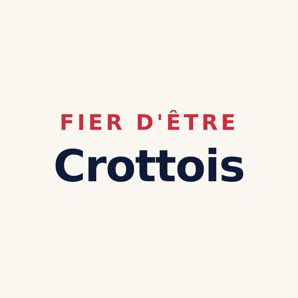 Tasse « Fier d'être Crottois » — design pour Crottes-en-Pithiverais