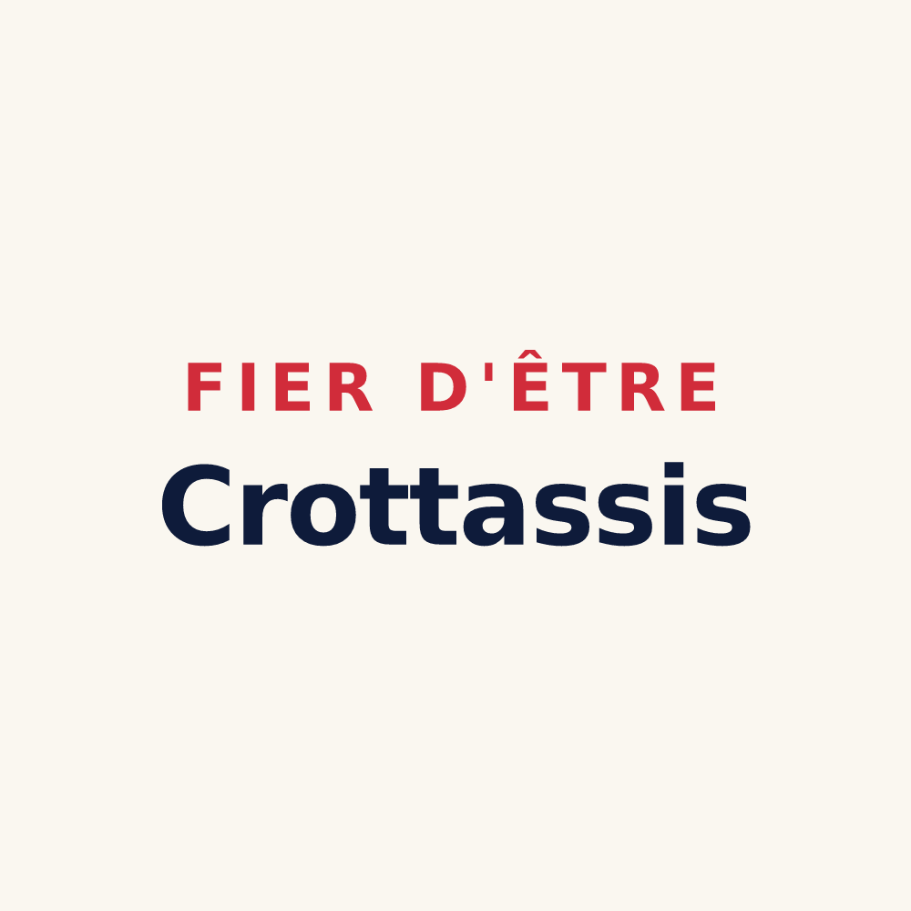 Tasse « Fier d'être Crottassis » — design pour Crottet