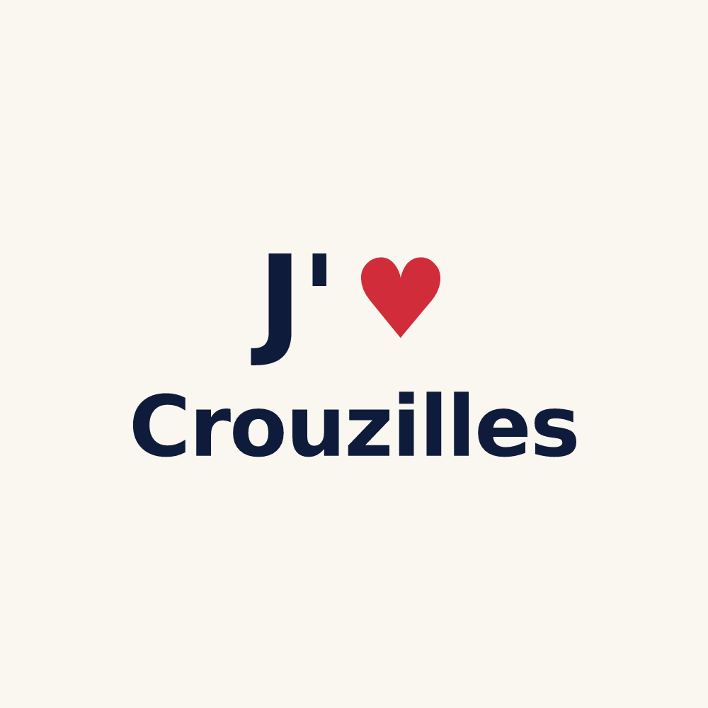 Tasse personnalisée Crouzilles — design J'aime Crouzilles