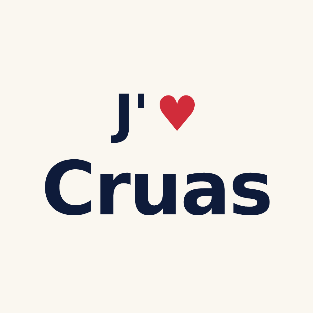 Tasse personnalisée Cruas — design J'aime Cruas