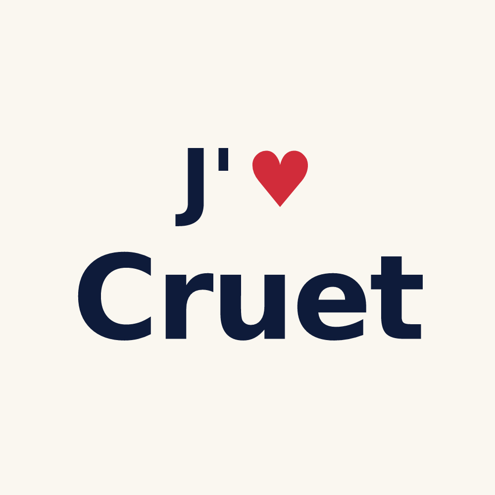 Tasse personnalisée Cruet — design J'aime Cruet