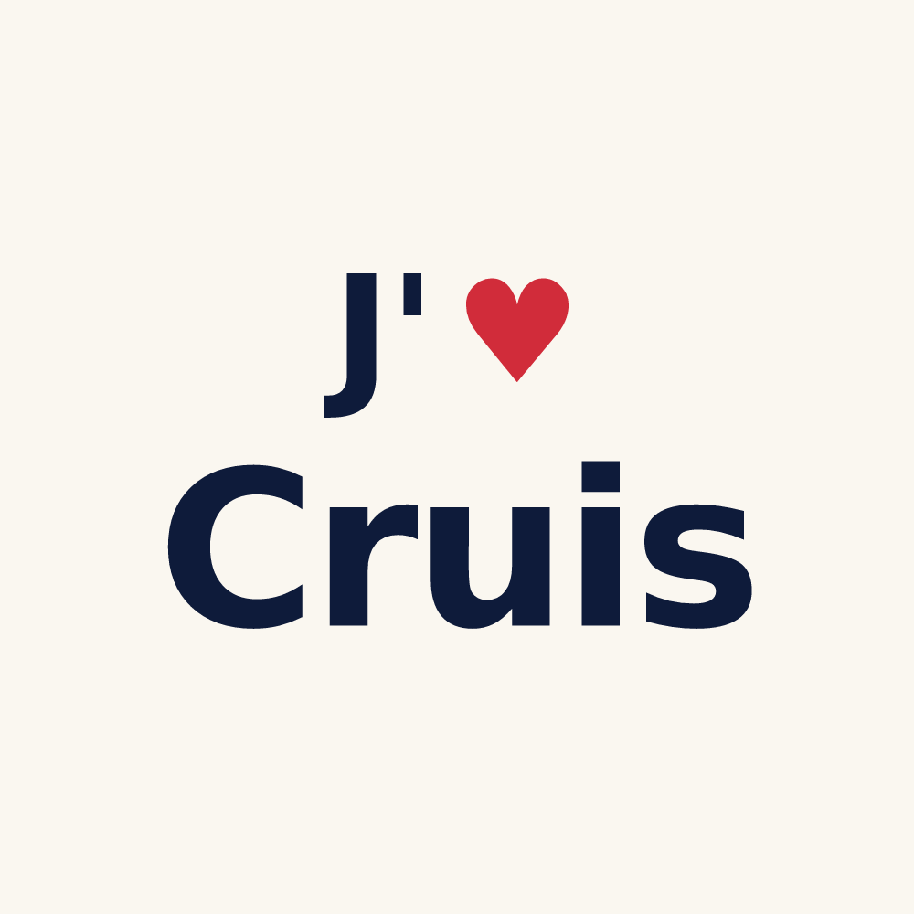 Tasse personnalisée Cruis — design « J'aime Cruis » imprimé sur la tasse