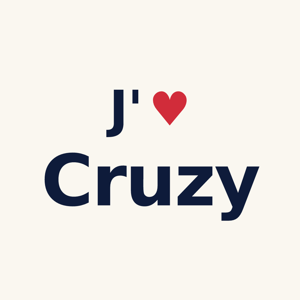 Tasse personnalisée Cruzy — design J'aime Cruzy
