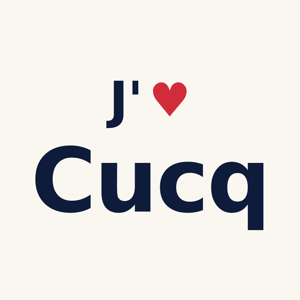 Tasse personnalisée Cucq — design J'aime Cucq