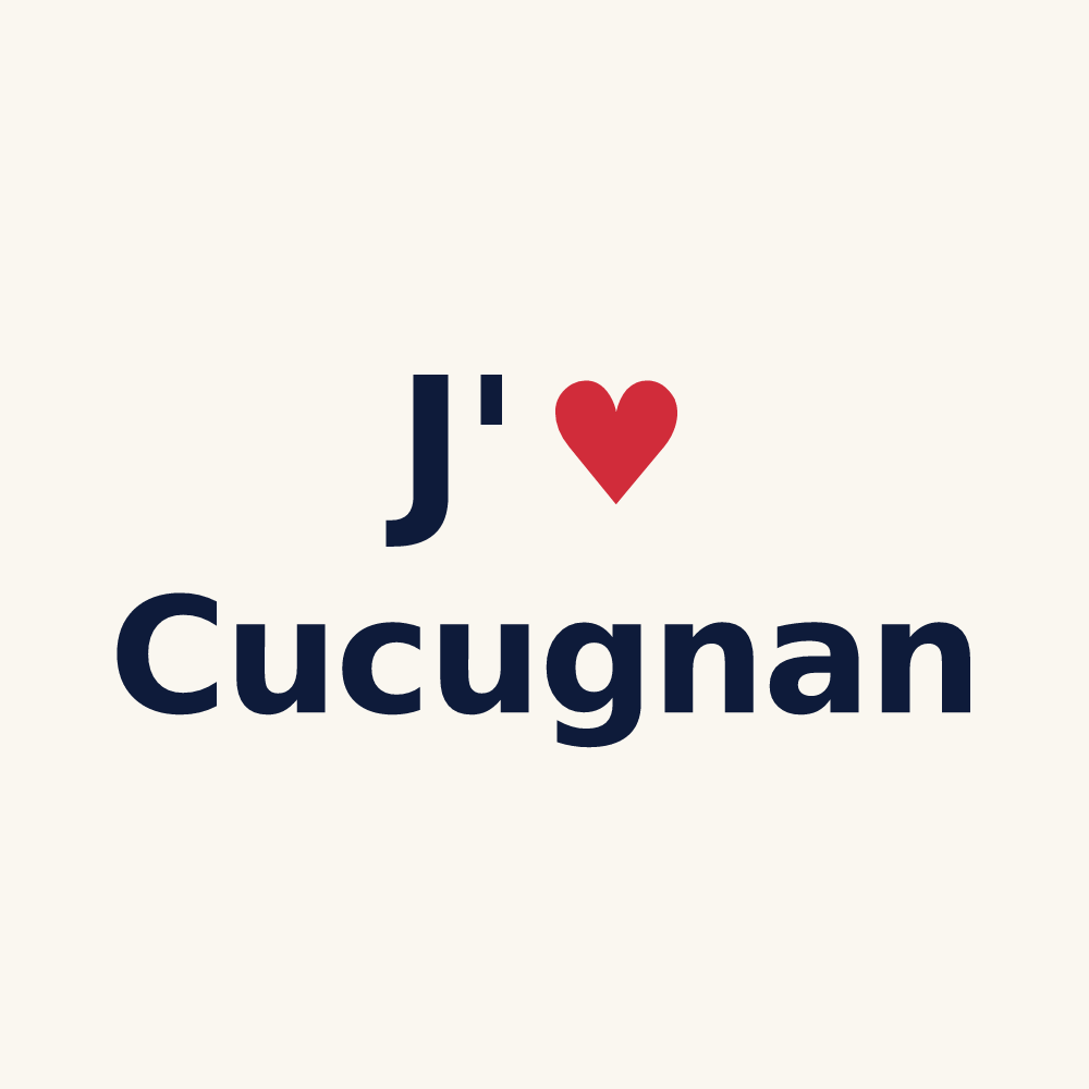 Tasse personnalisée Cucugnan — design J'aime Cucugnan