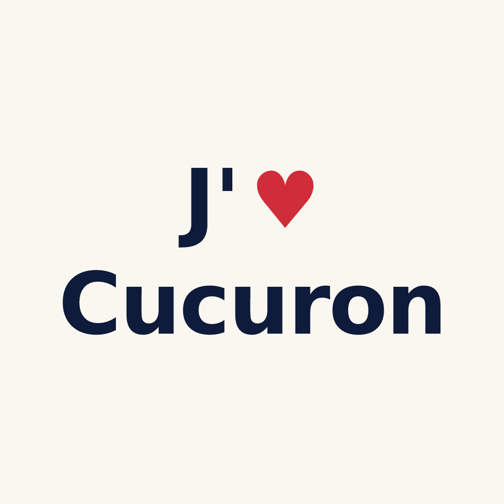 Tasse personnalisée Cucuron — design J'aime Cucuron