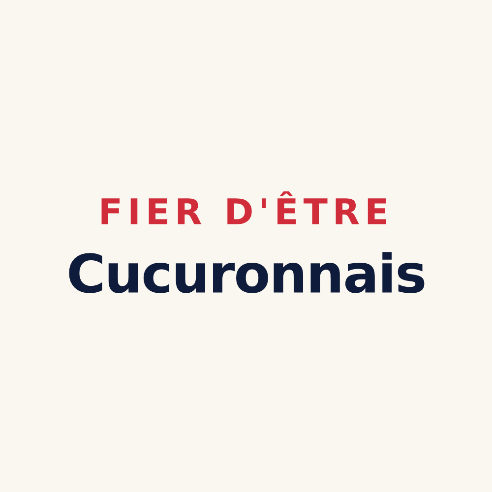 Tasse « Fier d'être Cucuronnais » — design pour Cucuron