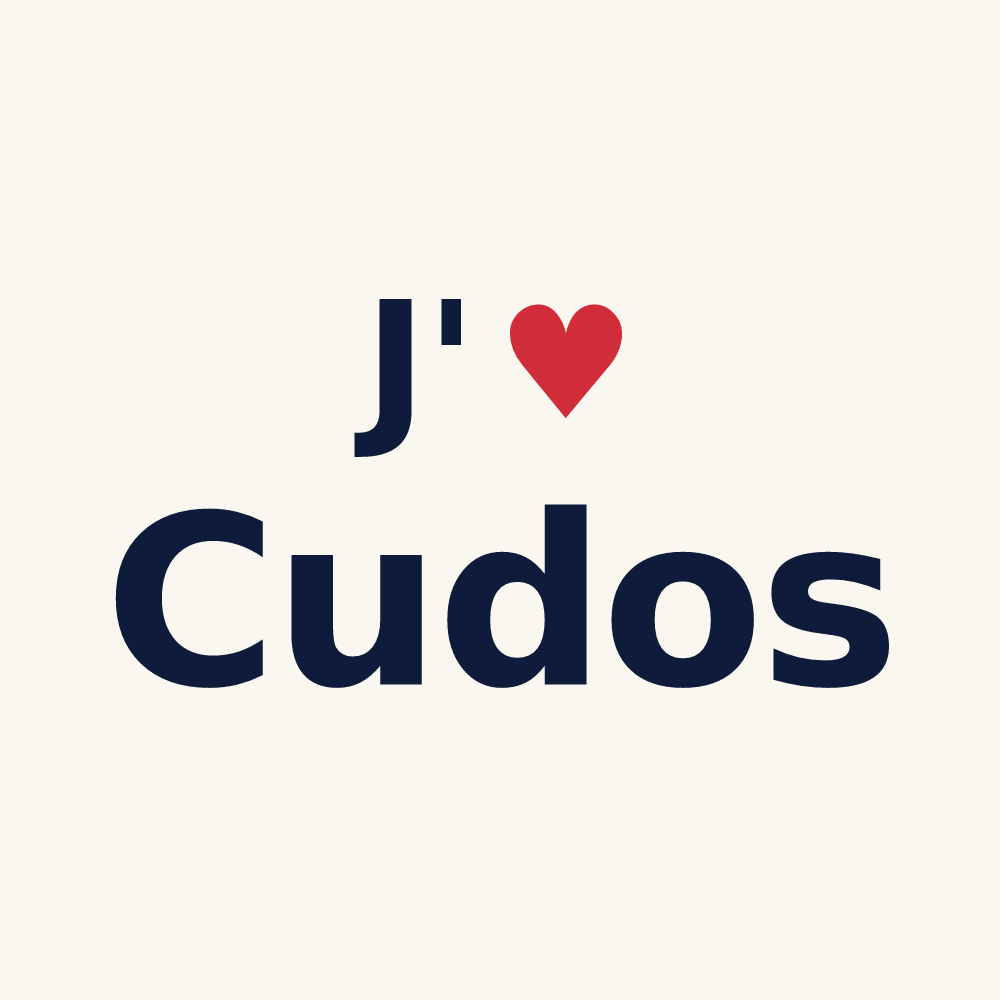 Tasse personnalisée Cudos — design J'aime Cudos