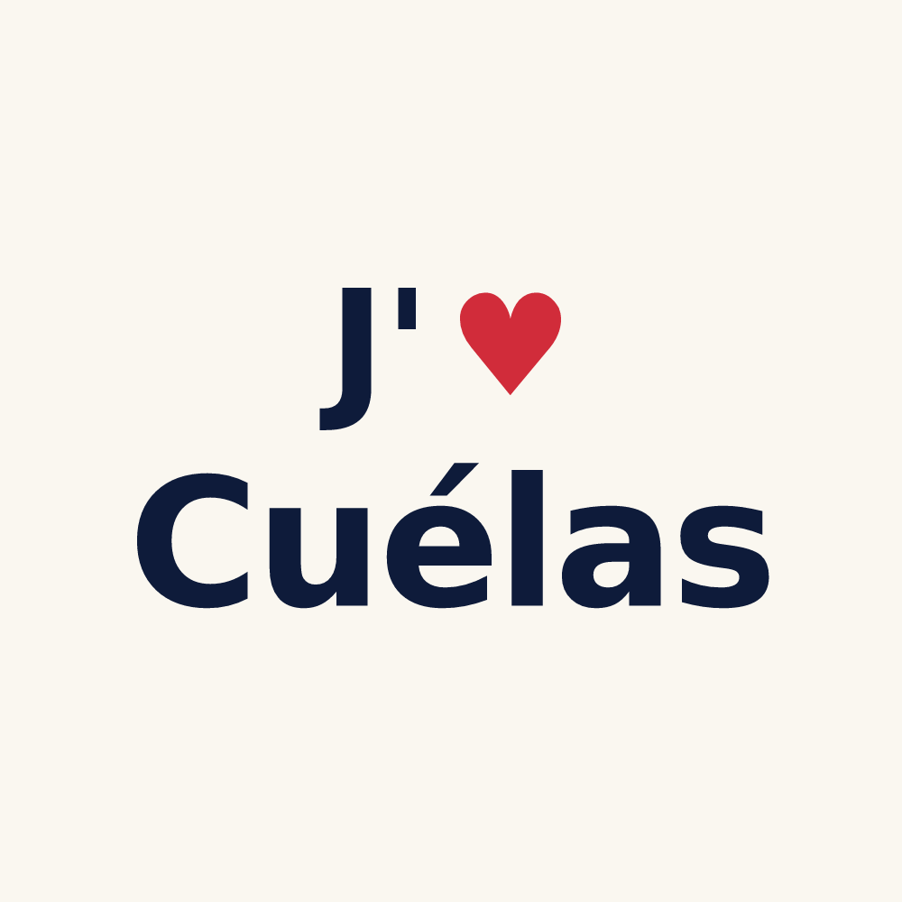 Tasse personnalisée Cuélas — design J'aime Cuélas