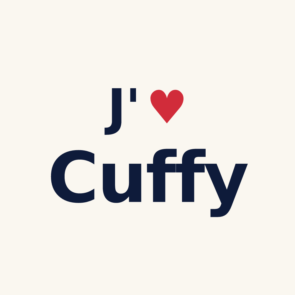 Tasse personnalisée Cuffy — design J'aime Cuffy