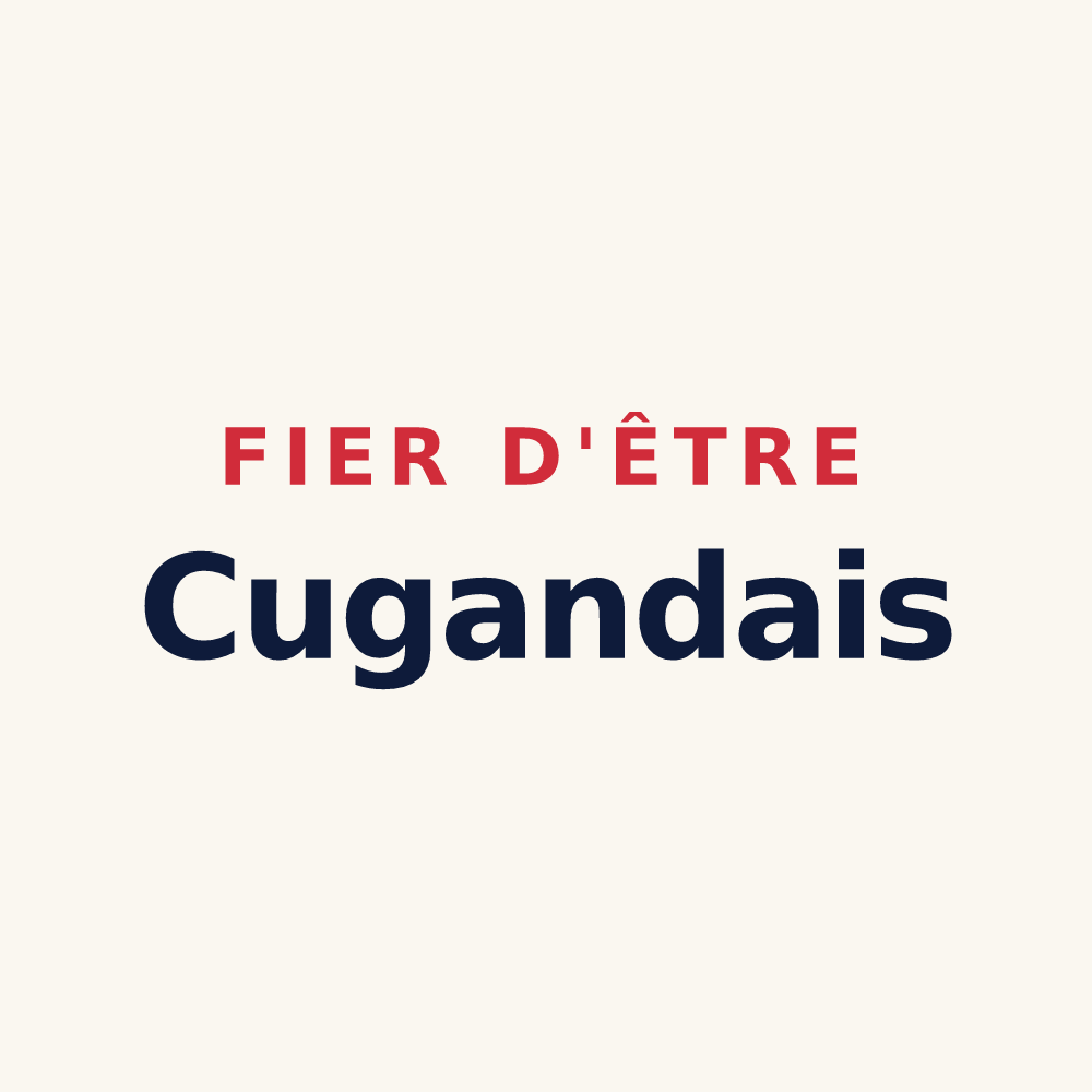 Tasse « Fier d'être Cugandais » — design pour Cugand-la-Bernardière