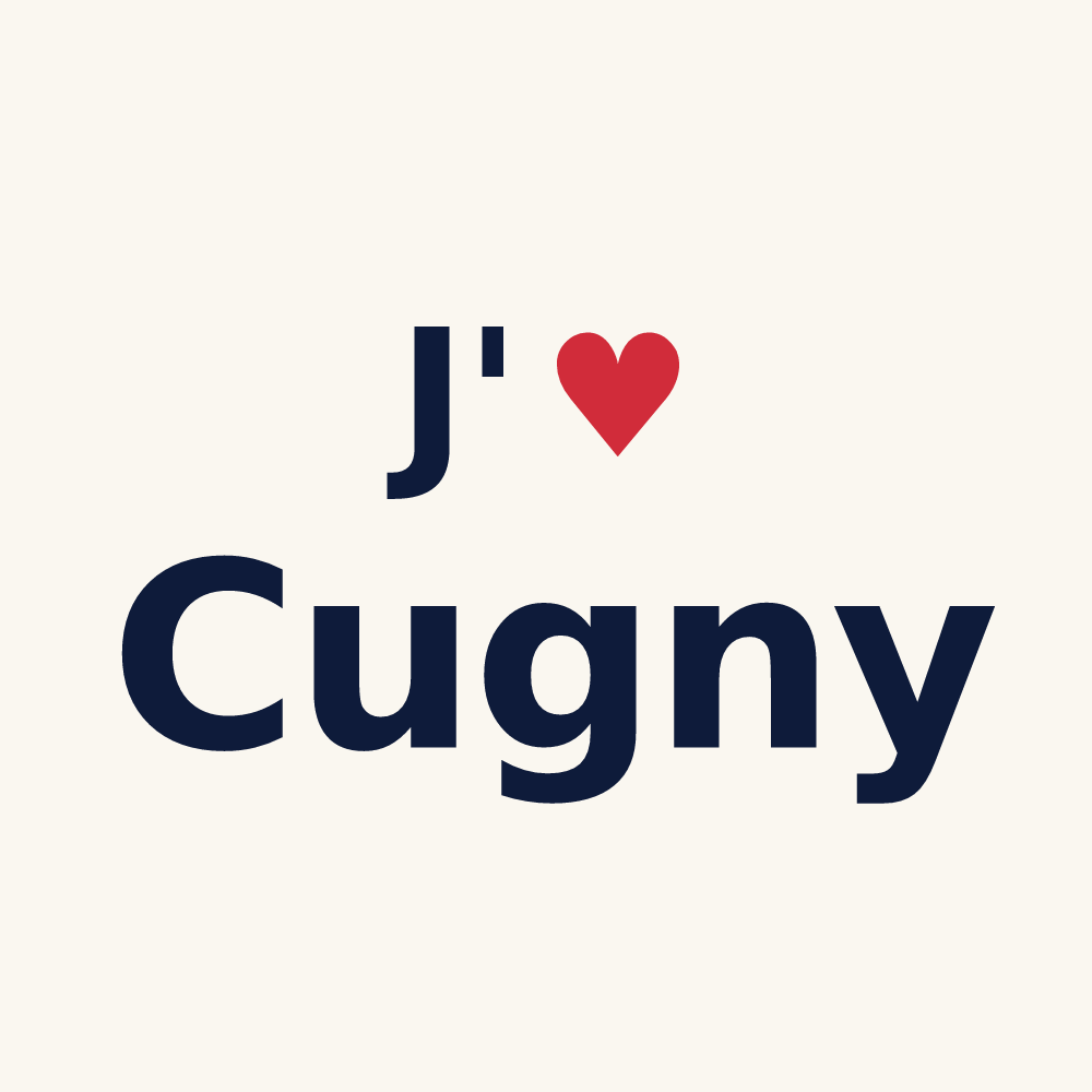 Tasse personnalisée Cugny — design J'aime Cugny