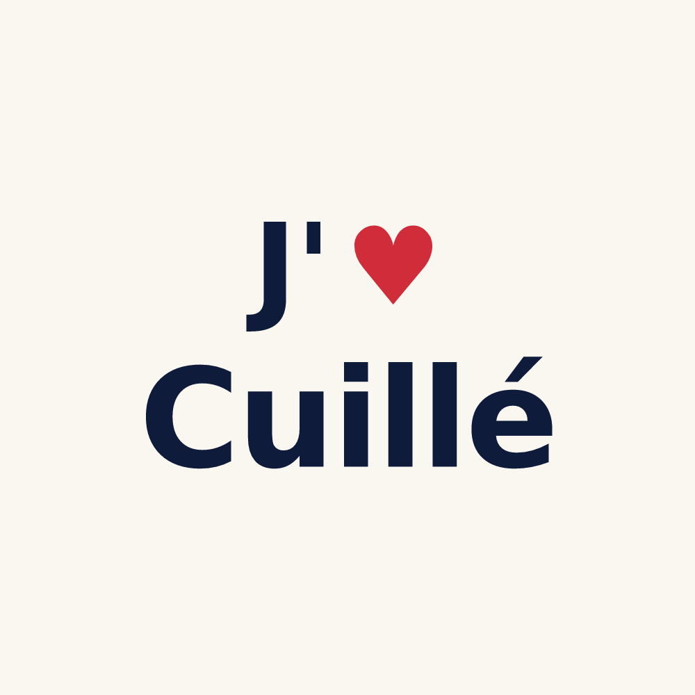 Tasse personnalisée Cuillé — design J'aime Cuillé