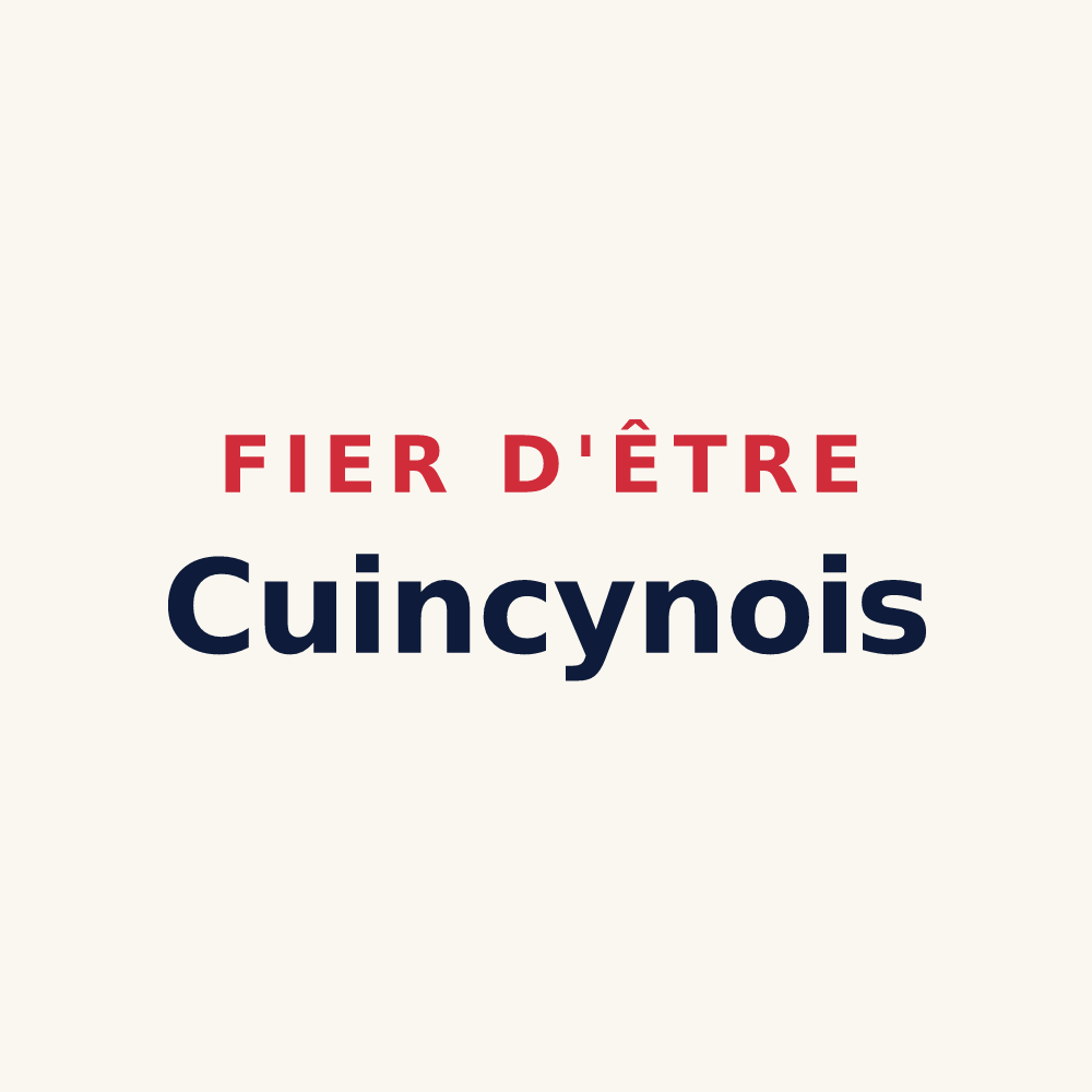 Tasse « Fier d'être Cuincynois » — design pour Cuinchy