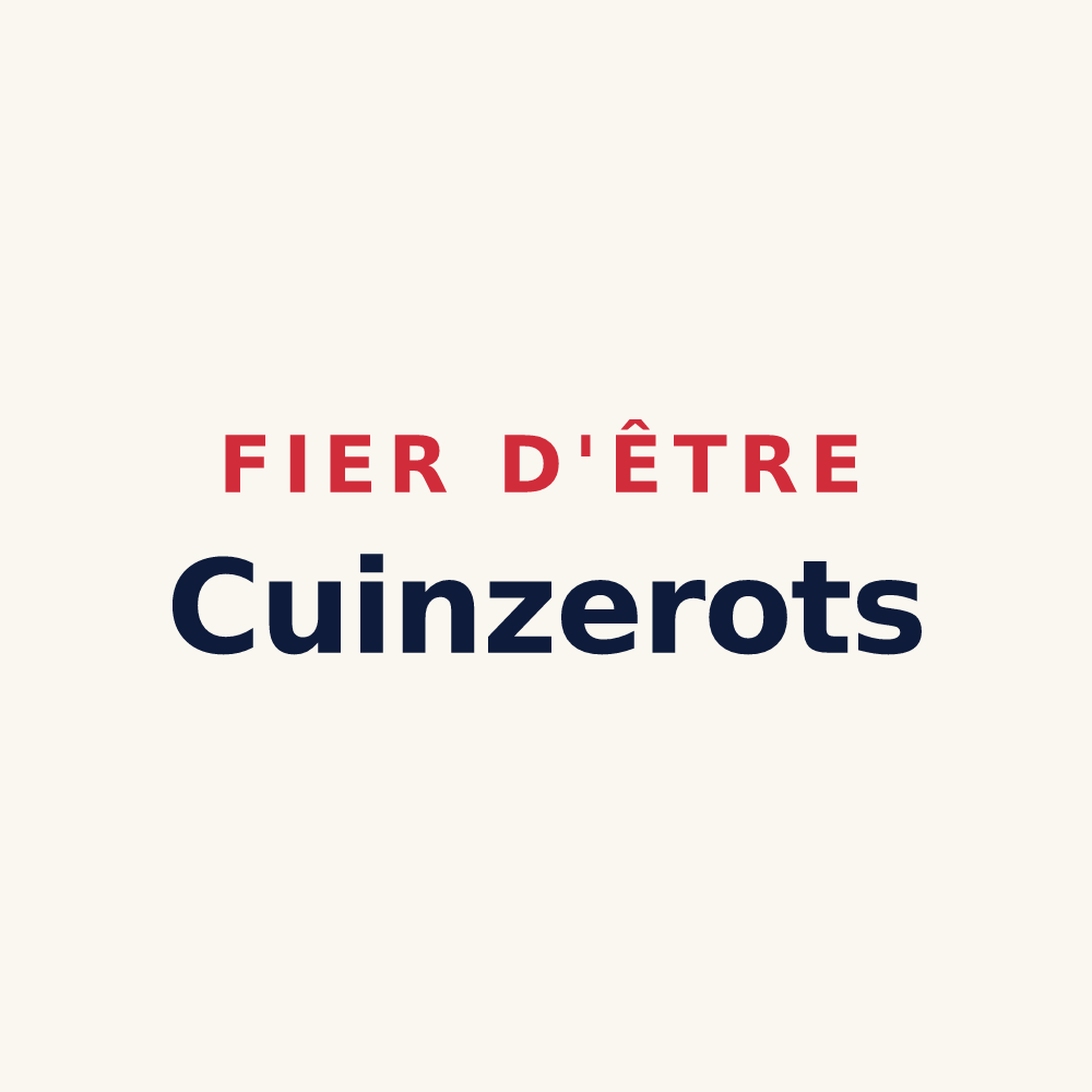 Tasse « Fier d'être Cuinzerots » — design pour Cuinzier