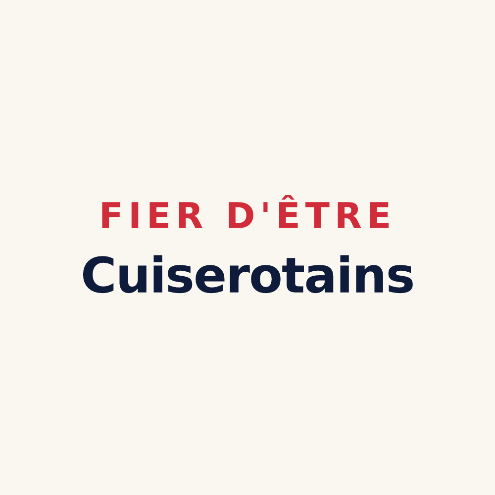 Tasse « Fier d'être Cuiserotains » — design pour Cuisery