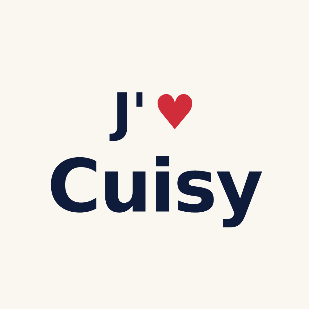 Tasse personnalisée Cuisy — design « J'aime Cuisy » imprimé sur la tasse