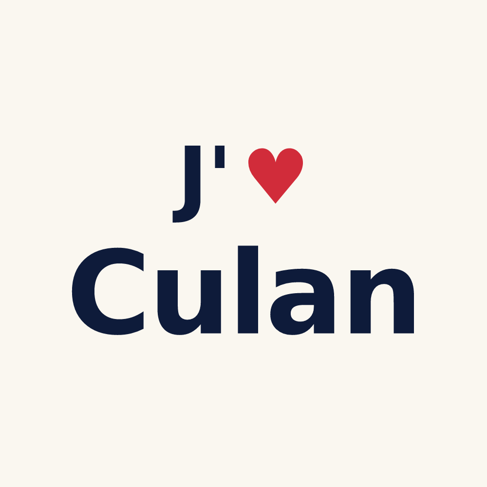 Tasse personnalisée Culan — design J'aime Culan