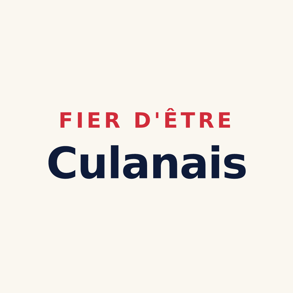 Tasse « Fier d'être Culanais » — design pour Culan