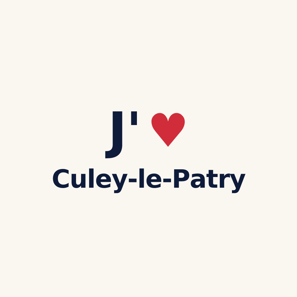 Tasse personnalisée Culey-le-Patry — design J'aime Culey-le-Patry