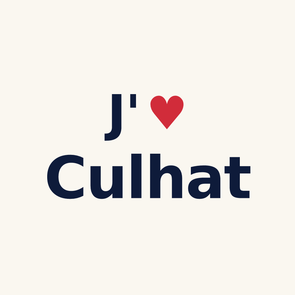 Tasse personnalisée Culhat — design J'aime Culhat